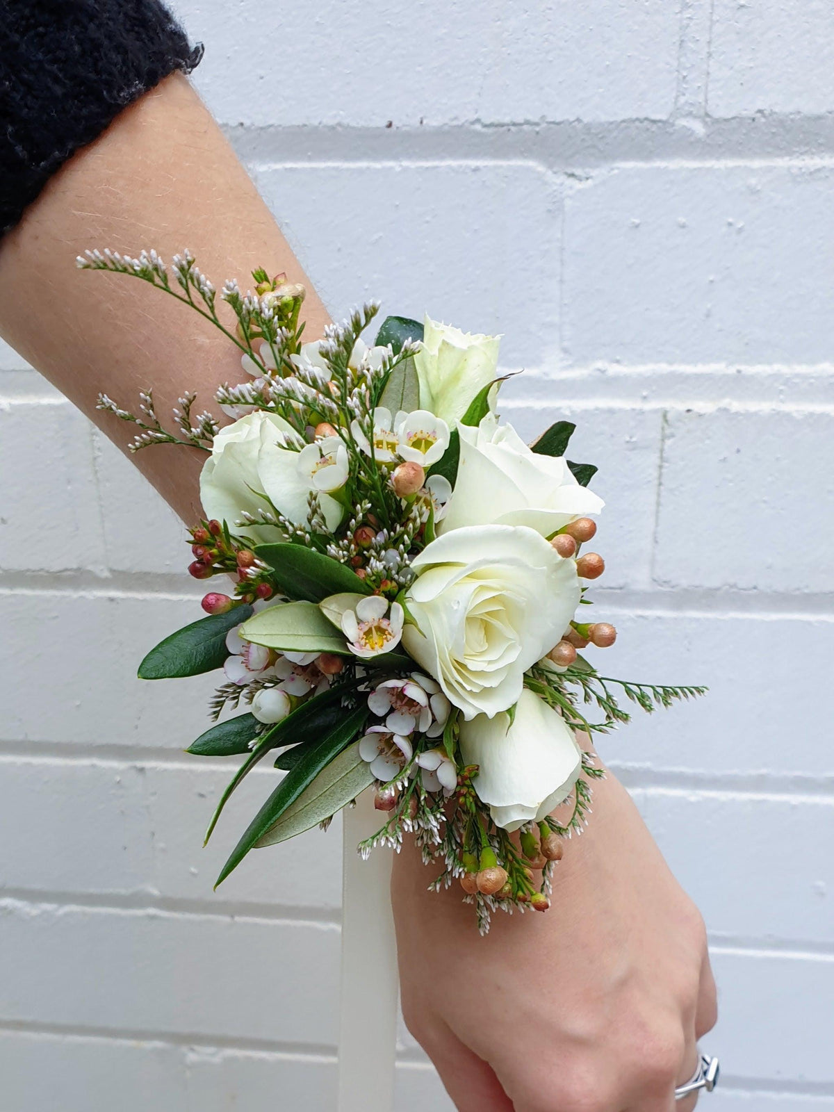 Artistic Wrist Corsages - School Formal, University Balls - Lime Tree Bower